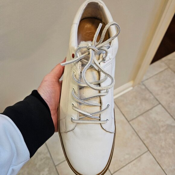 UGG White and Tan Men's Sneakers - Picture 14 of 16